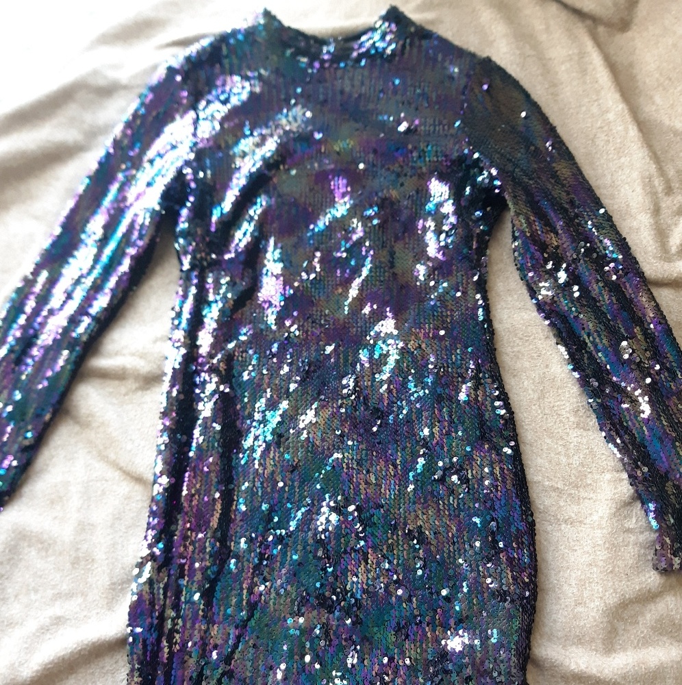 Black galaxy dress
